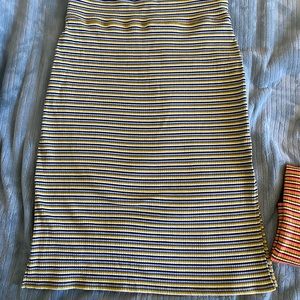 AE Ribbed Midi Skirt